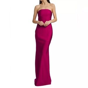 Vera Wang Bridal Fuchsia Dress | Evening Gown | Wedding Guest Gown